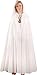 Hooded Cotton White Cloak One Size