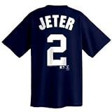 Derek Jeter New York Yankees Name and Number T-Shirt (X-Large)