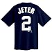 Derek Jeter New York Yankees Name and Number T-Shirt (X-Large)