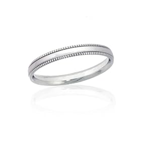 Karat Platinum Milgrain 2.5mm Band