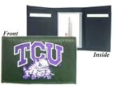 TCU Embroidered Trifold Wallet