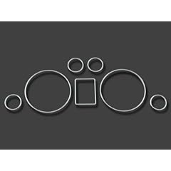 FK-Automotive Tachoring Set fit for Audi A3 (Typ 8L) Bj. 1996-2003