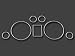 Produkt-Bild: FK-Automotive Tachoring Set fit for Audi A3 (Typ 8L) Bj. 1996-2003
