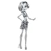 Monster High Skull Shores Black and White Frankie Stein Doll