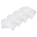 100 White Plastic Lined Paper Replacement Innersleeves with Window for 12" Vinyl Records #12IA - Prevent Paper Scratches & Protect Against Dust! (Polylined, Albums / Inner Sleeves)
