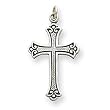 Sterling Silver Antiqued Cross Pendant