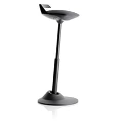 Muvman sit-stand stool (black seat)