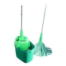Leifheit 55400 Twister Strip Mop with Handled Bucket