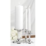 Hortense B. Hewitt Wedding Accessories Glittering Beads Candle Stands, Set of 3