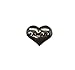 Silver FAMILY Heart Floating Charm