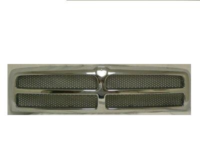 Chrome Grille Grill 94-02 Dodge Ram Pickup Truck 94 95 96 97 98 99 00 01 02 1994 1995 1996 1997 1998 1999 2000 2001 2002 Chromed