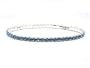 Blue Austrian Crystal 9.5" Stretch Anklet / Bracelet