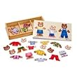 Melissa & Doug WOODEN BEAR FAMILY DRESS-UP PUZZLE