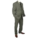 Milan Collection Beige "Avanos" Pure New Wool Suit