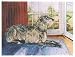 Scottish Deerhound Reclining Notecards
