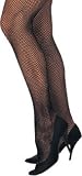 Fancy Dress Accessories - Adult Neon Black Fishnet Tights One Size Fits All