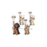 子犬付ソーラーライト 小 H835・柴犬