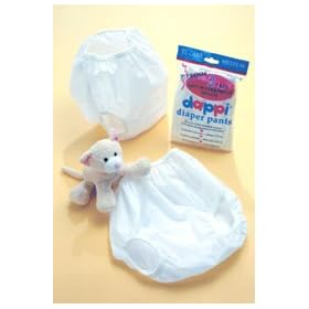Dappi Brand Nylon Diaper Pants-2 pack (Size Medium 20-25 lbs) [Baby Product]