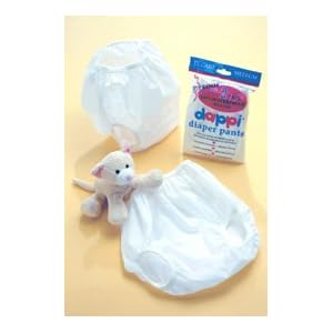 Dappi Brand Nylon Diaper Pants-2 pack (Size Newborn up to 13 lbs)