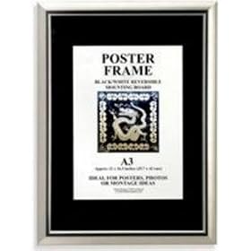 PAC Wall Mounted Poster Frame A3 Silver