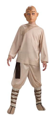 The Last Airbender Child's Costume And Mask, Aang  Costume