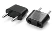 HQRP International USA to EUR (USA to European) Outlet Travel Plug Adapter