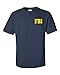 Jacted Up Tees FBI Federal Bureau of Investigation Front & Back Men's T-Shirt SHIPS FROM OHIO USA