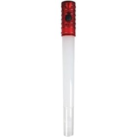 Life Gear Glowstickr Glowstick With Built-In Flashlight & Whistle (Red Led)
