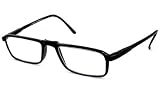 Able Vision Half Readers (Men) Reading Glasses - Carbon Reader II Black