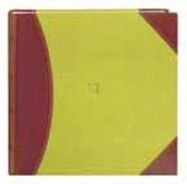 Pioneer High Capacity Sewn Fabric and Leatherette Cover Photo Album, Brown on Beige