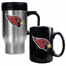 Arizona Cardinals Stainless Steel Mug Set