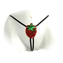 California Exotics / Swedish Erotica Crotchless Juicy Strawberry G-String Lingerie