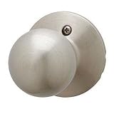 Schlage F51SK ORB 619 Orbit Entry Knob, Satin Nickel with SecureKey
