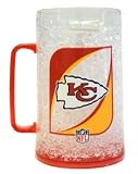 Kansas City Chiefs Crystal Freezer Mug Monster Size Combines State-Of-The-Art Refreezability