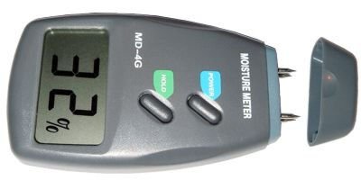HQRP Wood / Firewood Moisture Meter MD-4G - Wood, Firewood, Wall Damp Meter and Home Inspection Tool