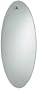 :USE Nuovo Large Oval Mirror, Satin Nickel