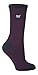 HEAT HOLDERS Women's Thermal Stripe Socks Size 5-9 US (Indigo/Fuchsia Marl)