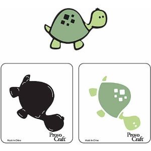 Provo Craft Cuttlekids SHELLIE the Turtle Die Cut 2pc