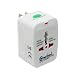 Connectland CL-AC-PWADPT Universal Travel Power Adaptor, 4 Electrical Power Plugs for US-UK-Australia-Europe