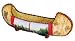 Canoe Racks - Single, Hand Painted Native American Birch Canoe Replica Statuatte (Great Business Card Holder)