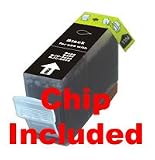 Black Ink w/ CHIP for Canon PGI-5BK Pixma iP4200 iP4300 iP4500 iP5200 iP5200R MP500 MP530 MP600 MP800 MP800R MP810 MP830 MP950 iP3300 iP3500 MX700 MP510