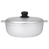 Imusa Cast Aluminum Caldero 24 centimeter, 3.7 Quart, NSF Certified
