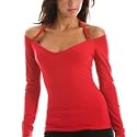Cut-Out Shoulder Knit Top
