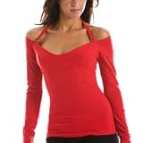 Cut-Out Shoulder Knit Top