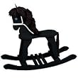KidKraft Derby Rocking Horse - Black