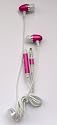 EMARTBUY PINK IN EAR STEREO HANDFREE HEADSET WITH MICROPHONE SUITABLE FOR BLACKBERRY 8520 CURVE GEMINI