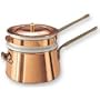 Old Dutch 2 Quart Decor Copper Double Boiler with 2-Quart Ceramic Insert