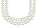 10KT 6-7MM CULTURED FRESHWATER PEARL DOUBLE STRAND NECKLACE