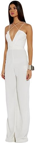 Cherrygogo Women's Condole belt jumpsuits