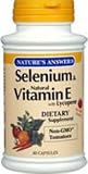 Selenium & Natural Vitamin E 60 Caps - Nature's Answer